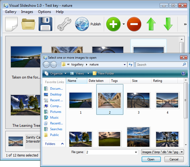 Add Images To Gallery : Flash Xml Slideshow Thumbnails