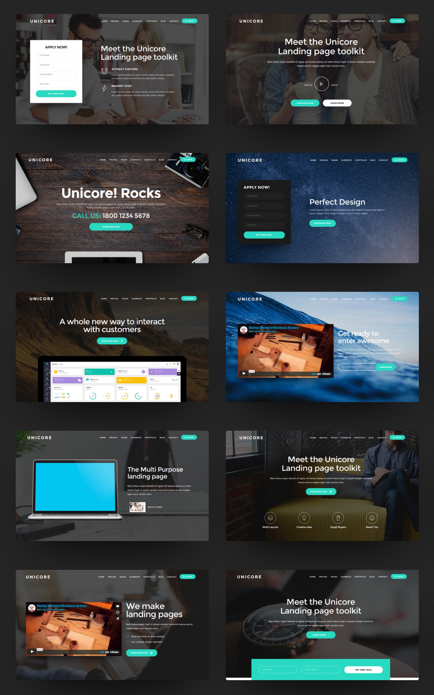  Bootstrap Agency Theme Template
