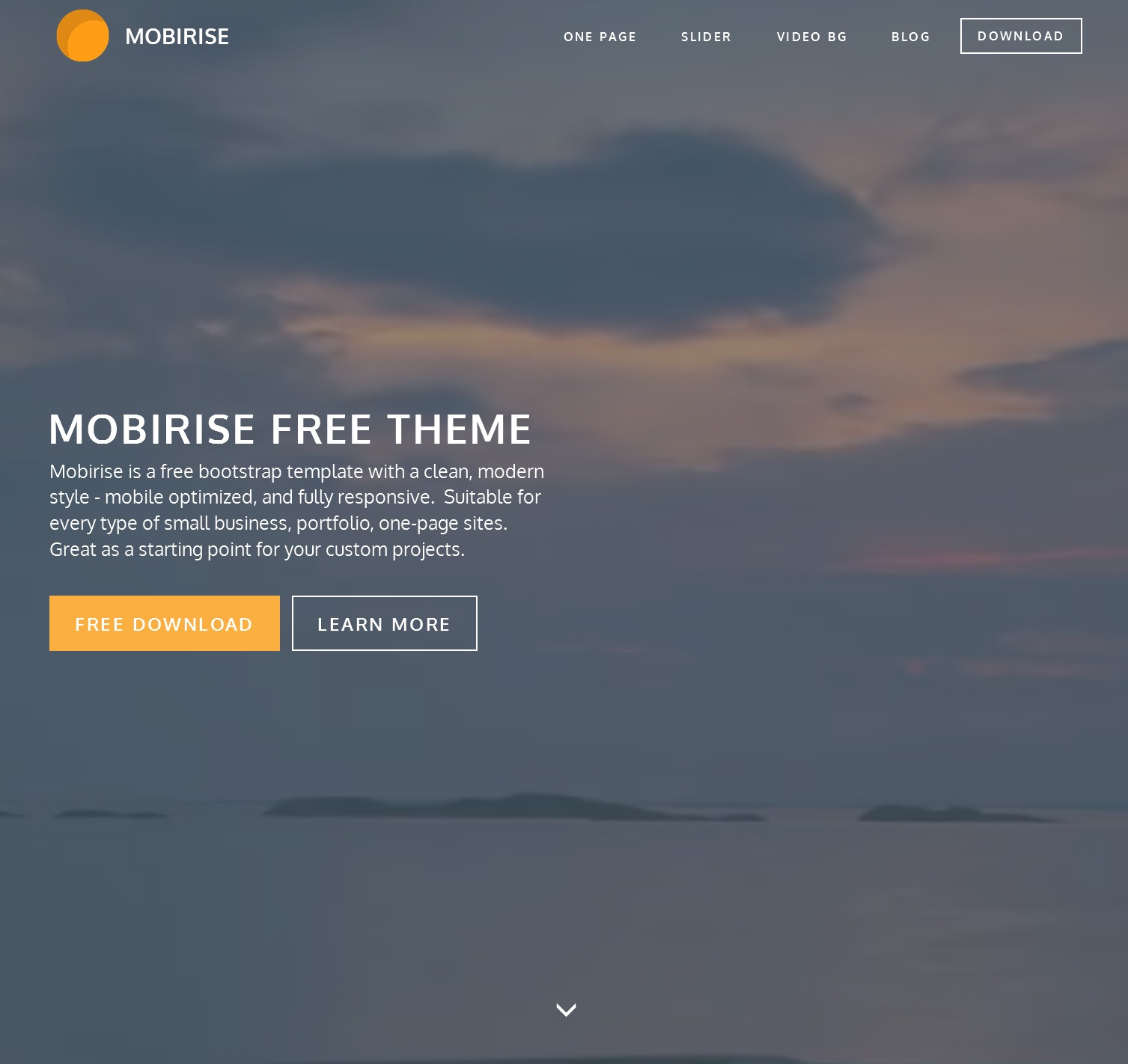Free Download Bootstrap Parallax Theme