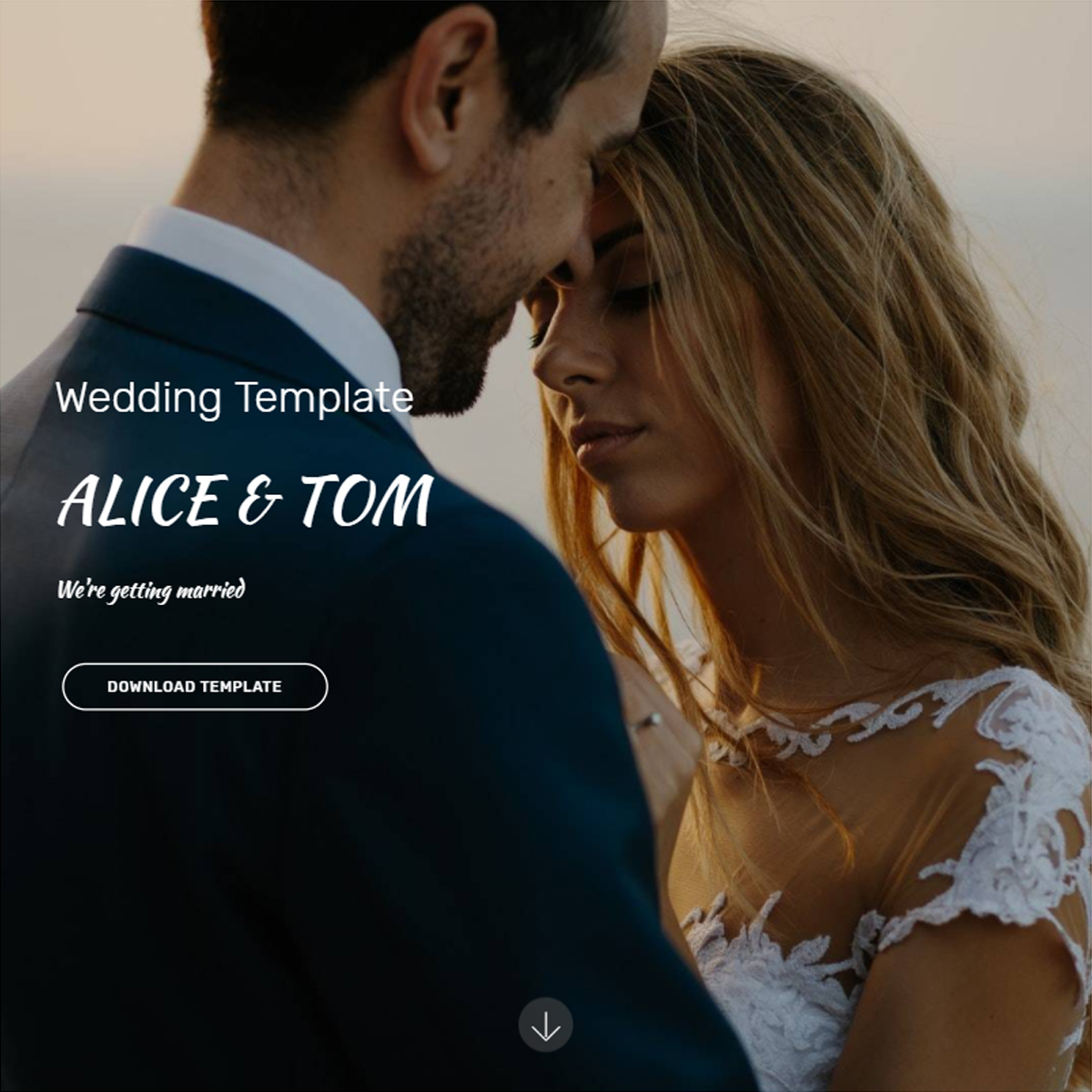 HTML5 Bootstrap Wedding Themes