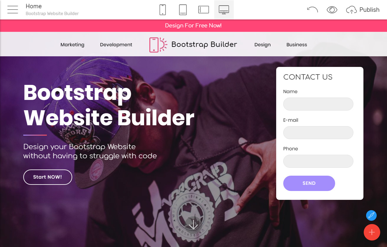 Bootstrap Page Maker